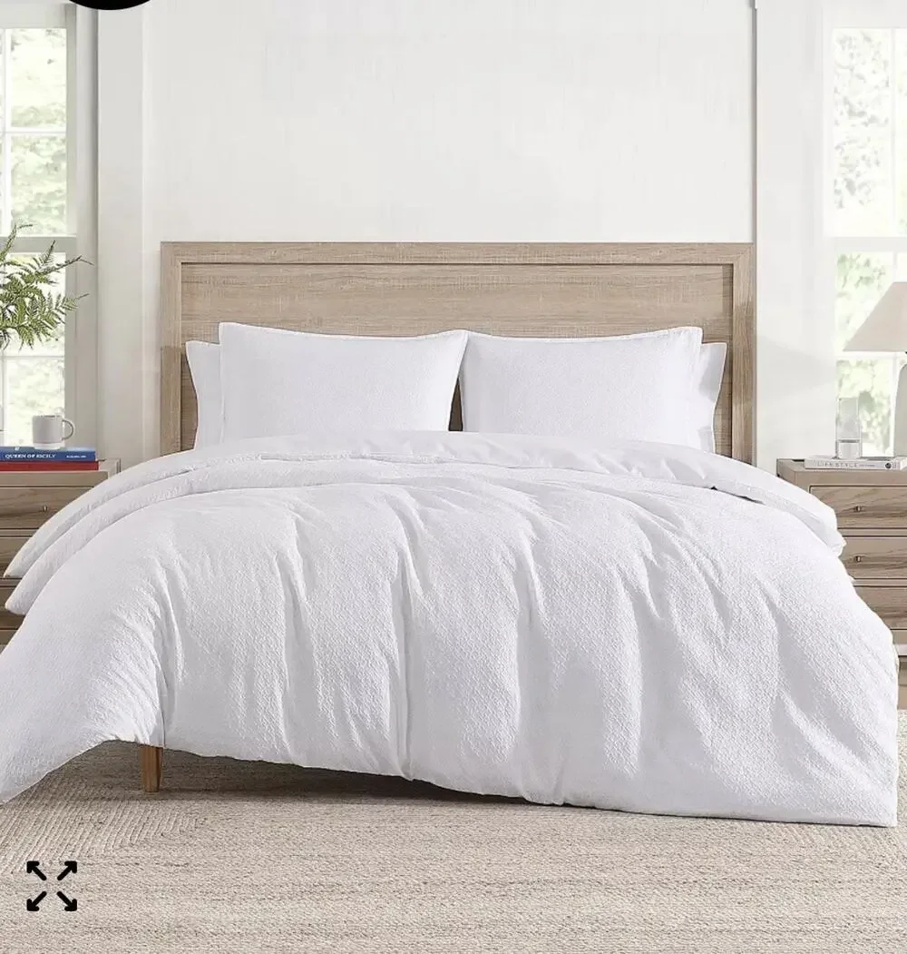 Tommy HilfigerMonogram Matelasse King 3-Pc. Duvet Cover Set White Cp. @ $128